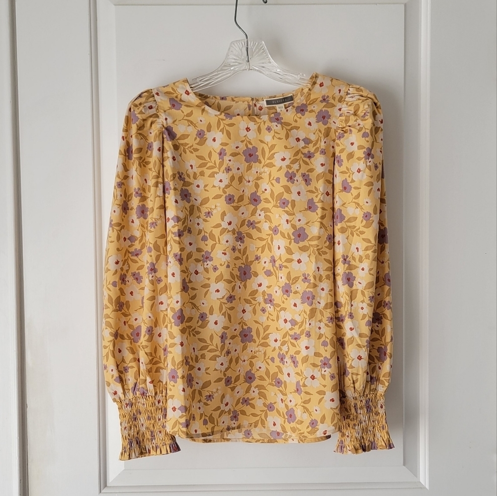 Floral Long Sleeve Blouse Small